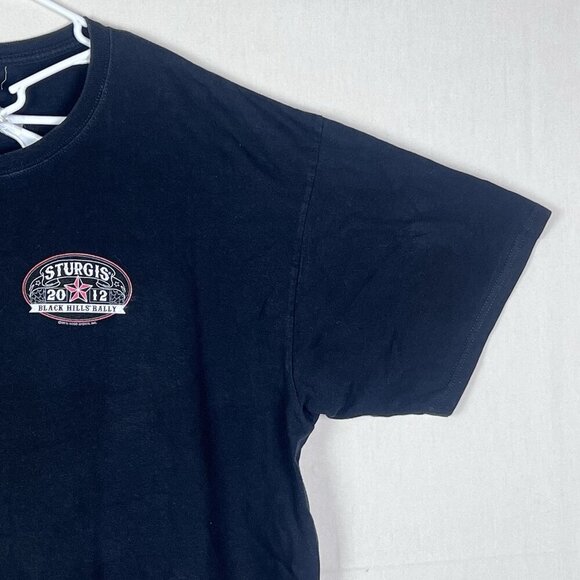 2012 SturgisBlack Hills Rally South Dakota Tee Size 2XL - Picture 4 of 8